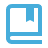 Bookmark icon depicted in blue, symbolizing a tool for marking important pages or sections in a document or book